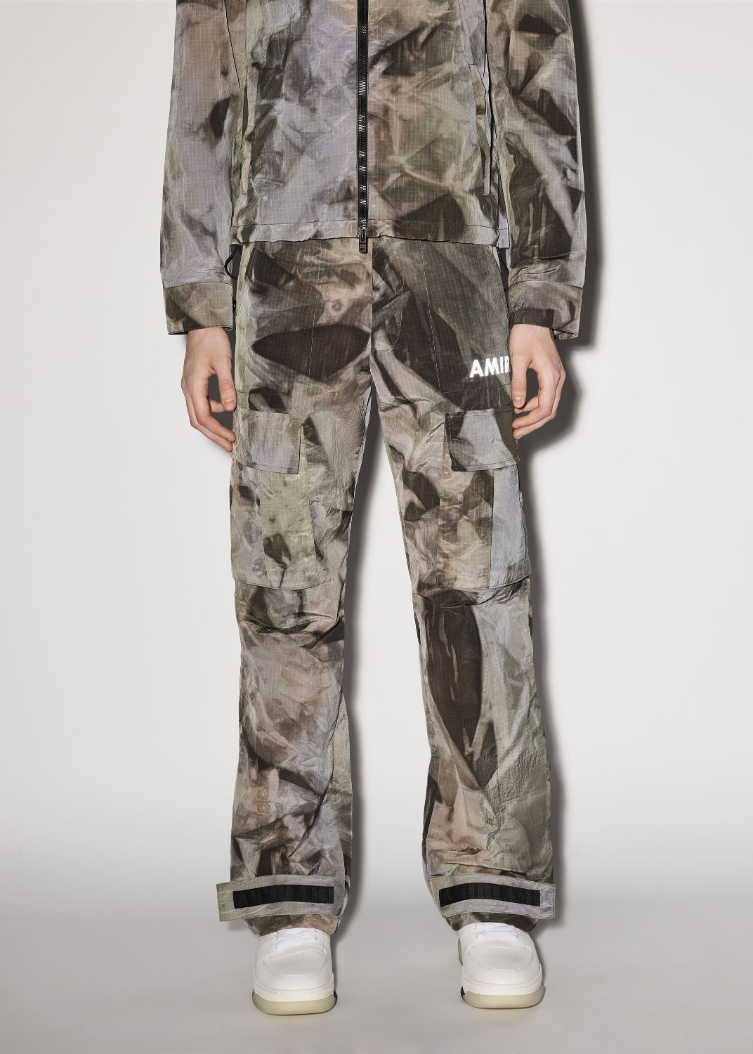 CRINKLE NYLON PANT - 3