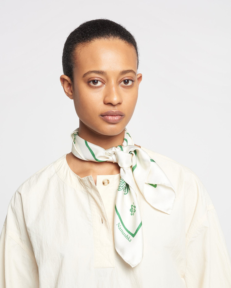 Nanushka Printed Silk Scarf outlook
