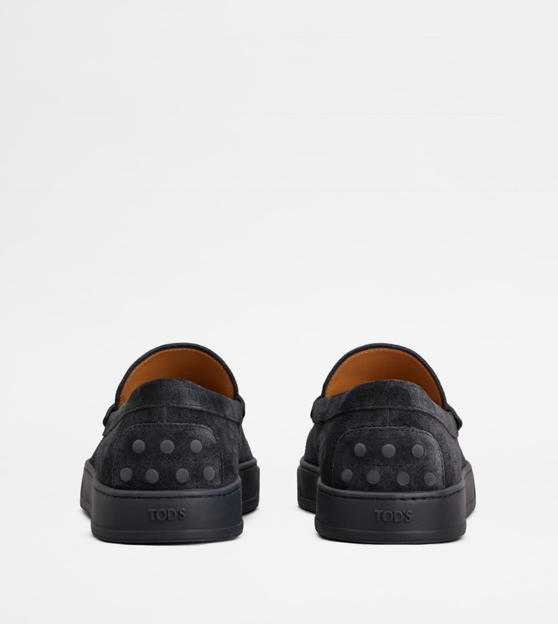 Tod's LOAFERS IN SUEDE - BLUE outlook