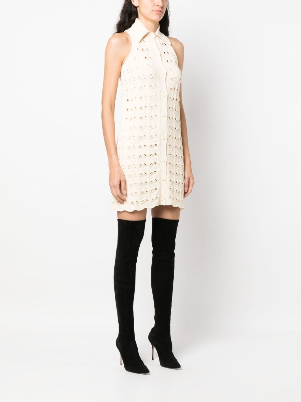Rivolo crochet short dress - 3