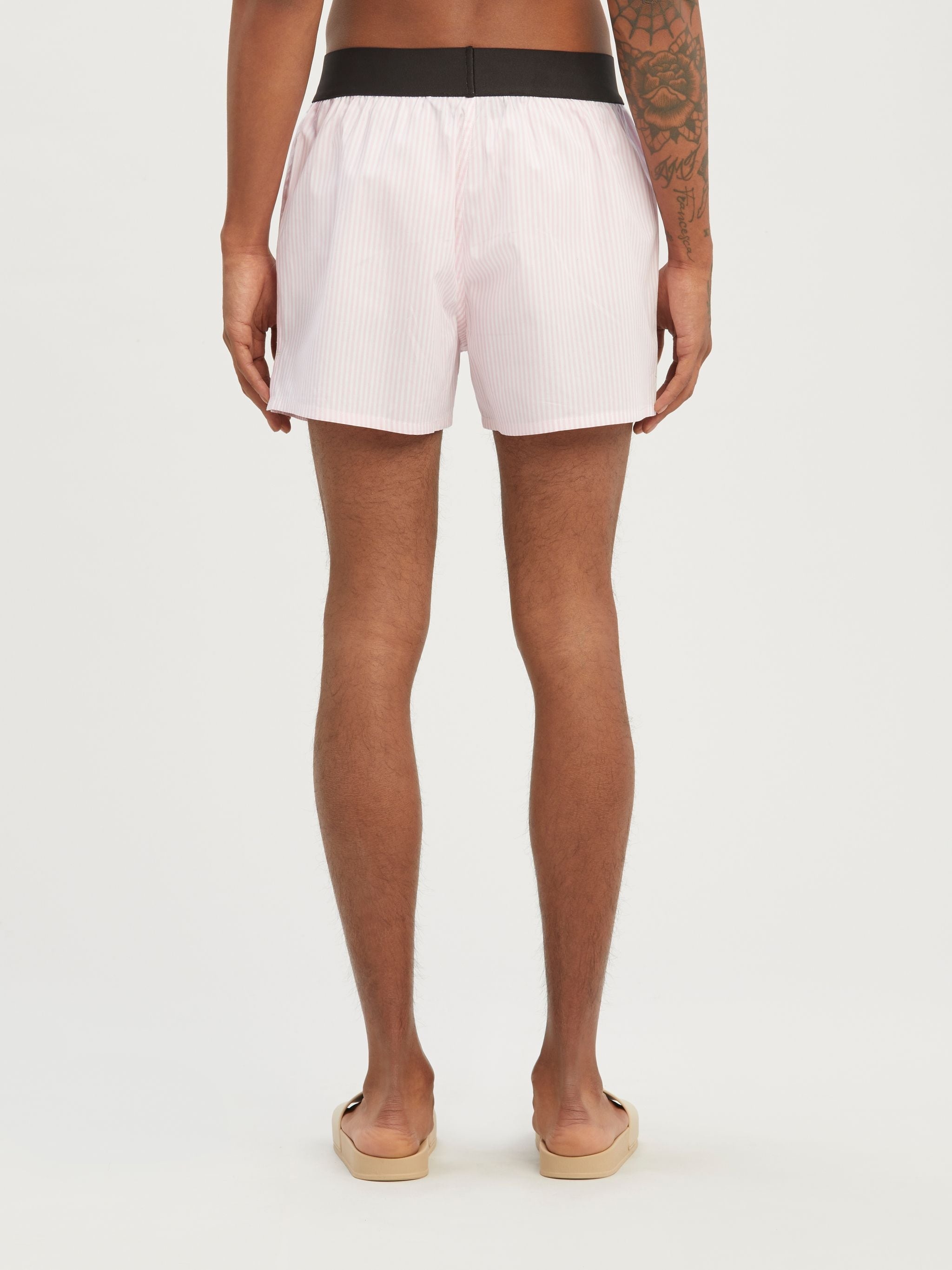 Classic Logo Striped Boxer - 5