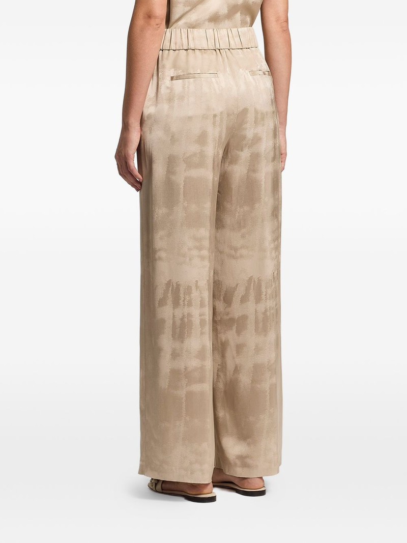 fluid jacquard trousers 3