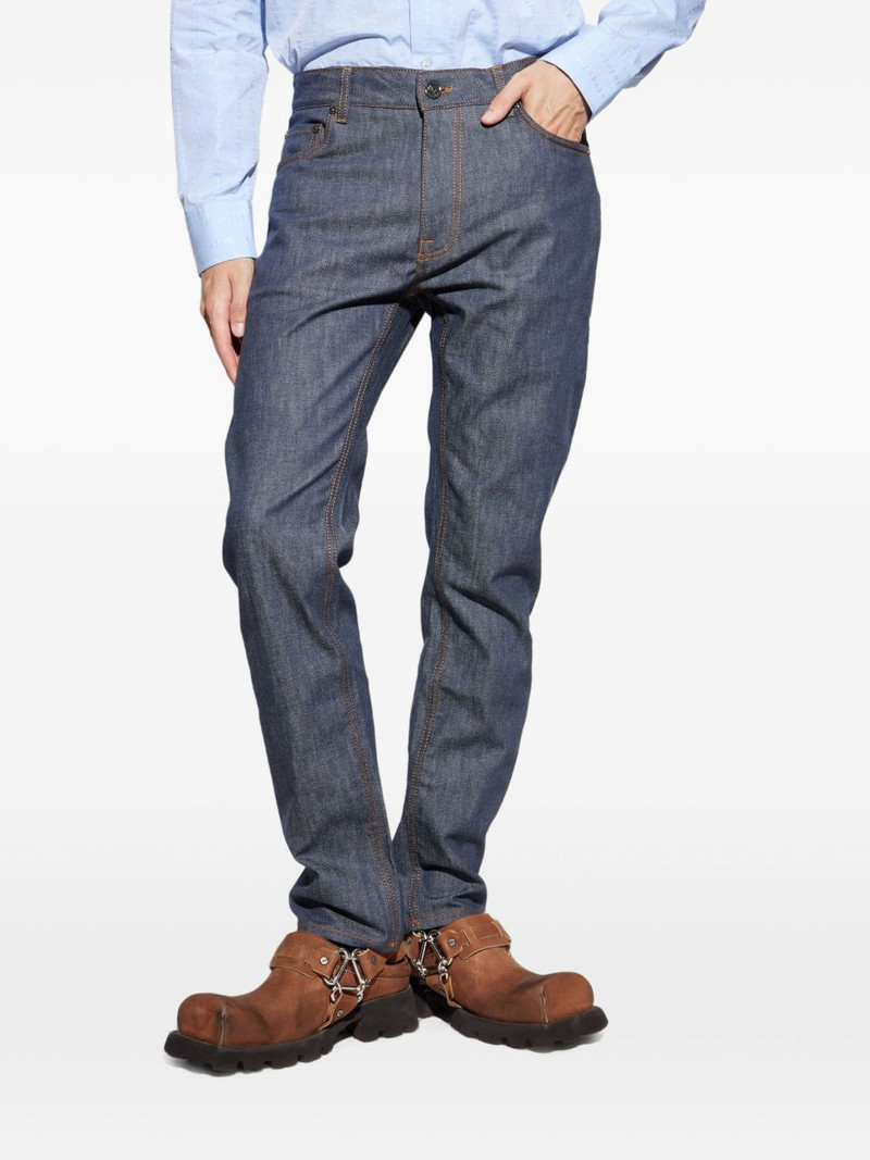 contrast-stitched jeans 3