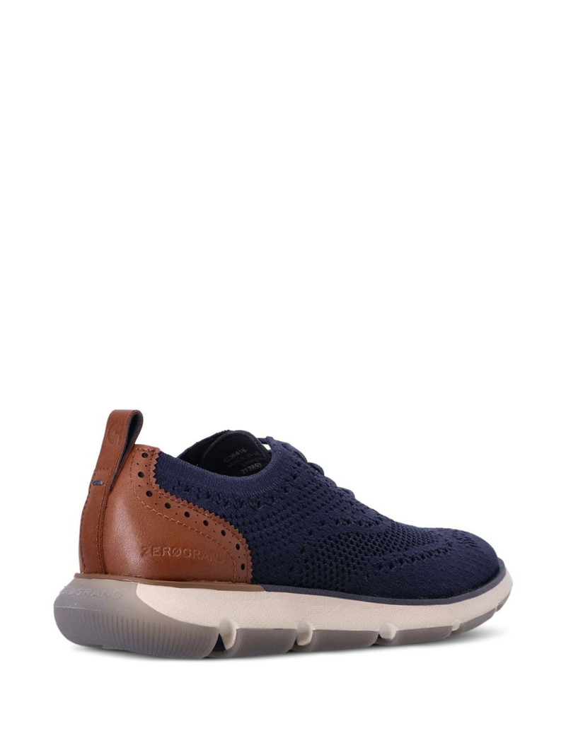 perforated lace-up sneakers 3