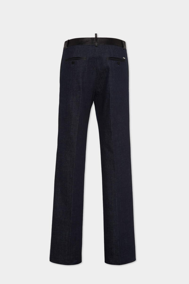 DSQUARED2 RINSE DENIM CLASSIC TUXEDO TROUSERS outlook