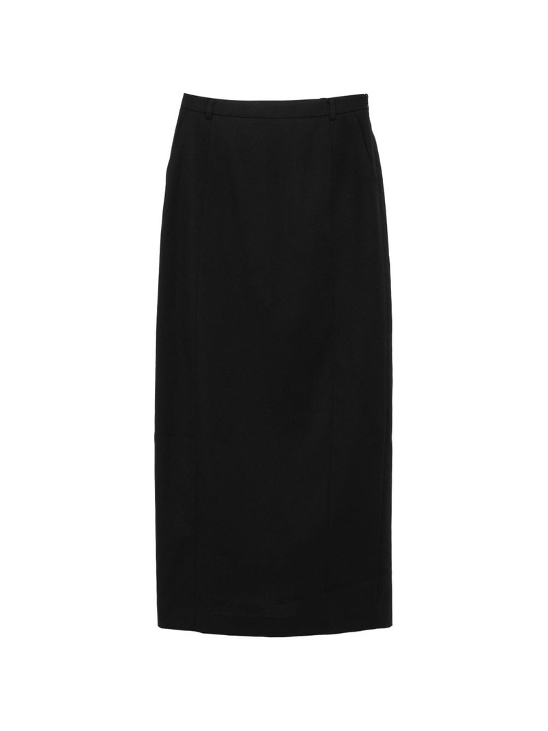 faux-pearl-chain maxi skirt 1
