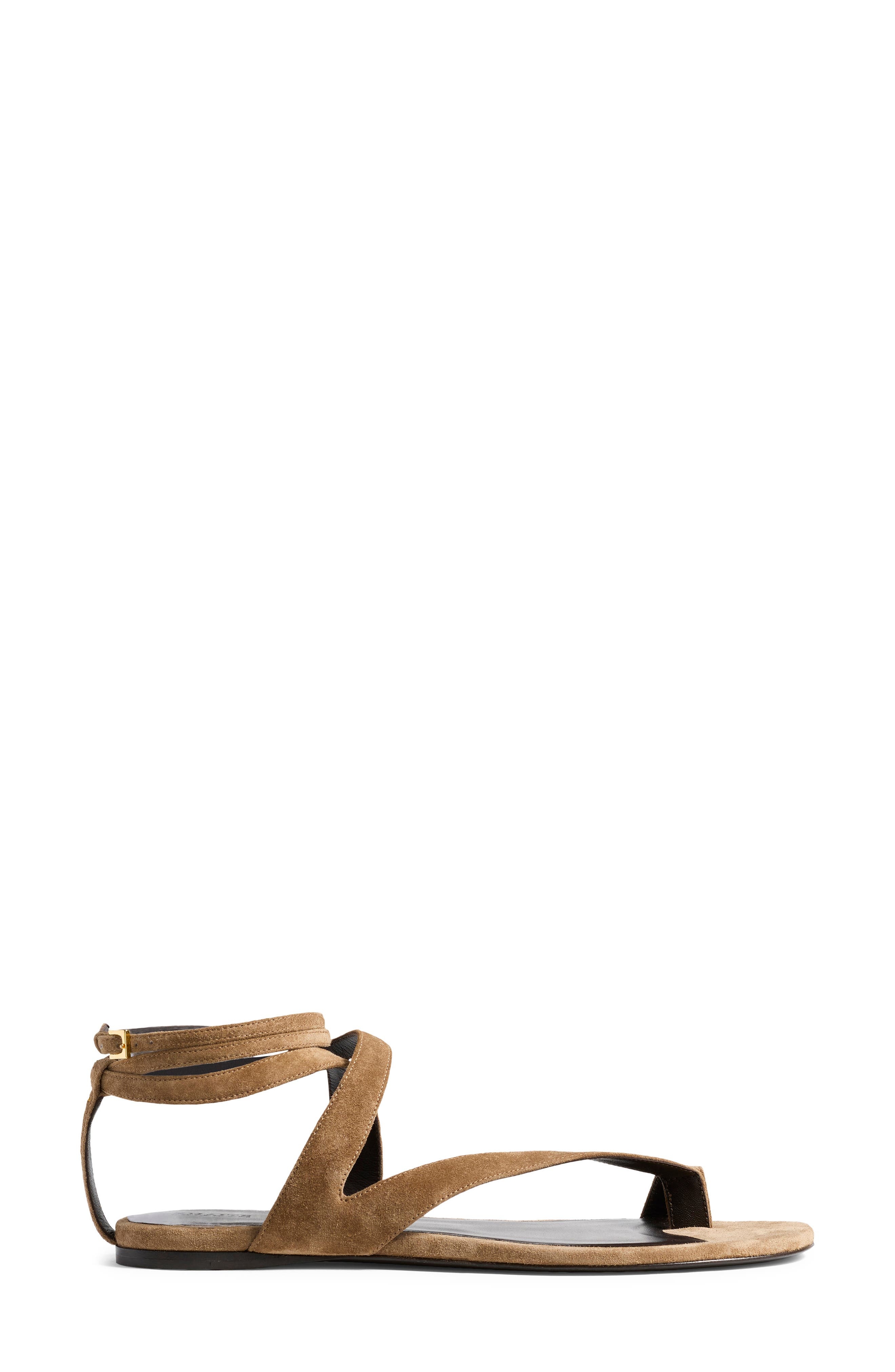 Khaite Aimee Ankle Strap Sandal in 461 Taupe at Nordstrom - 2