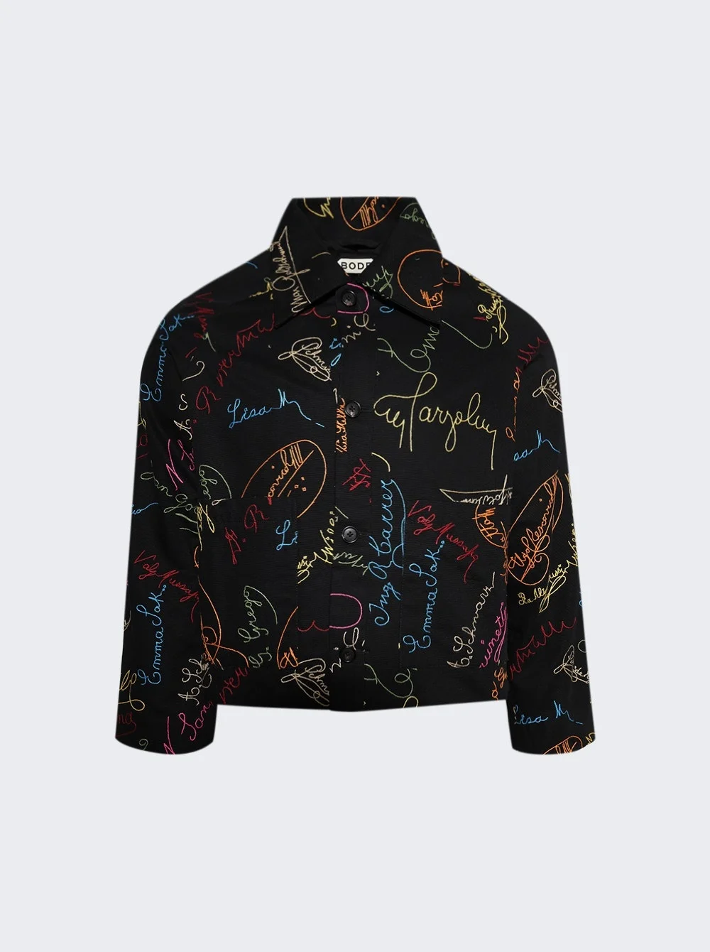 Signature Scrawl Jacket Black - 1