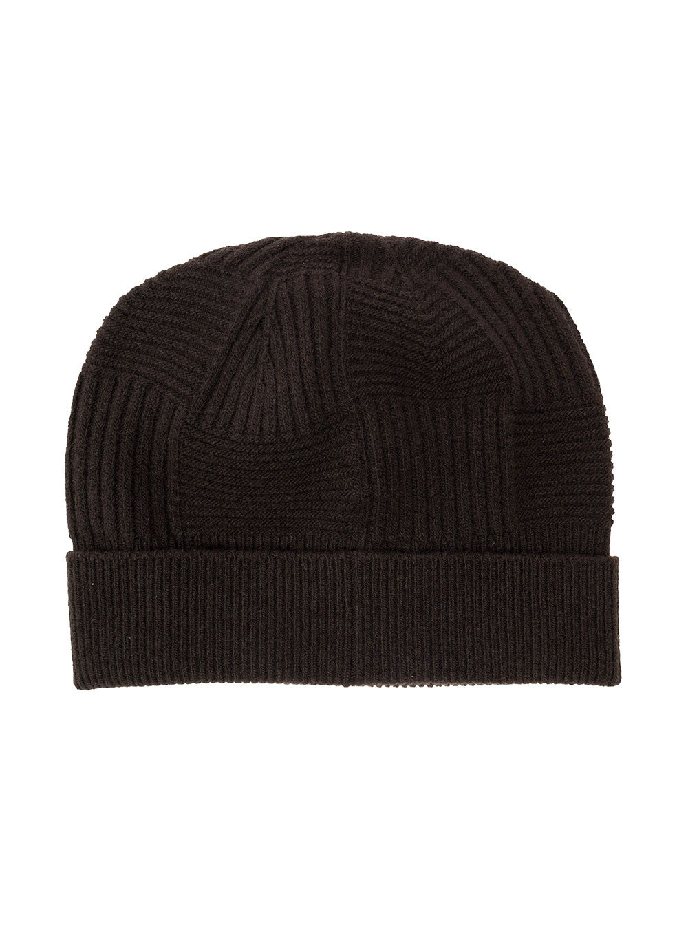 Bottega Veneta Men Bottega Veneta Brown Woven Wool Hat Man - 2