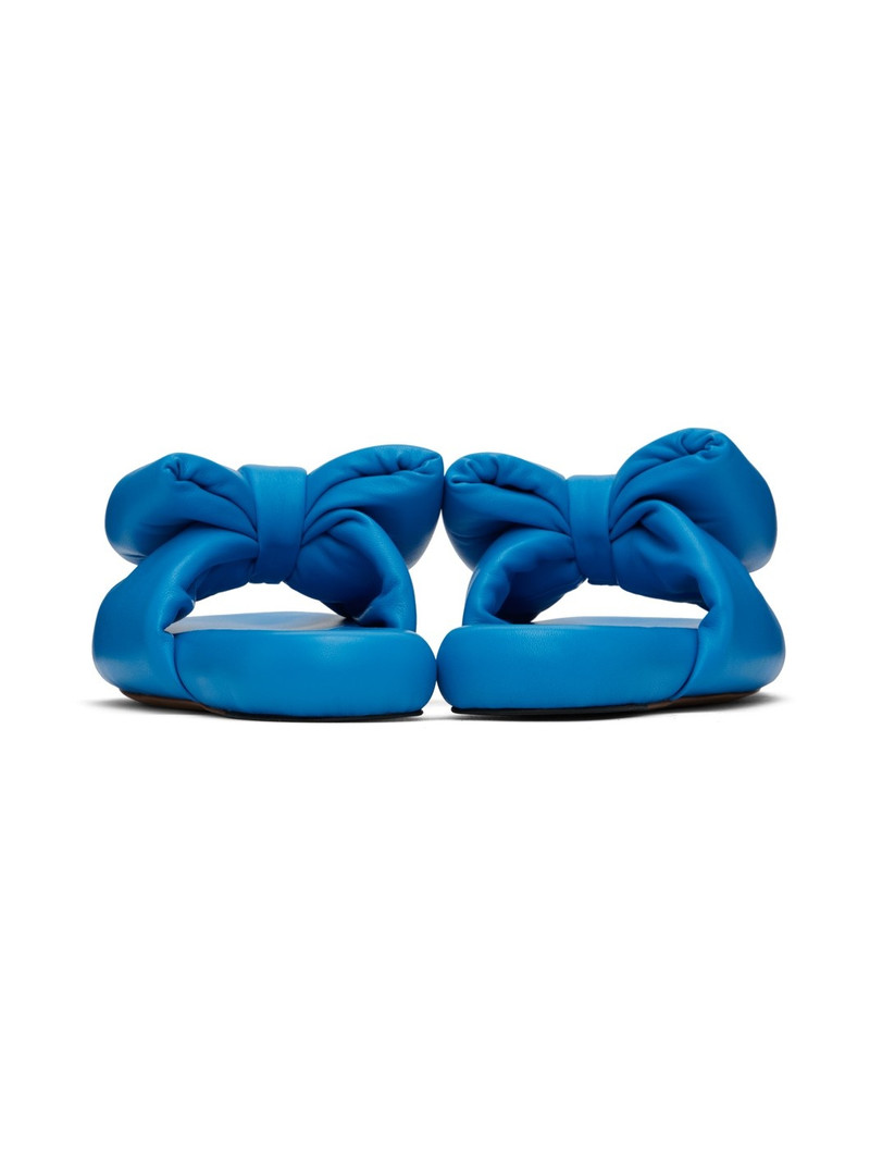 bow-detail 가죽 샌들 2