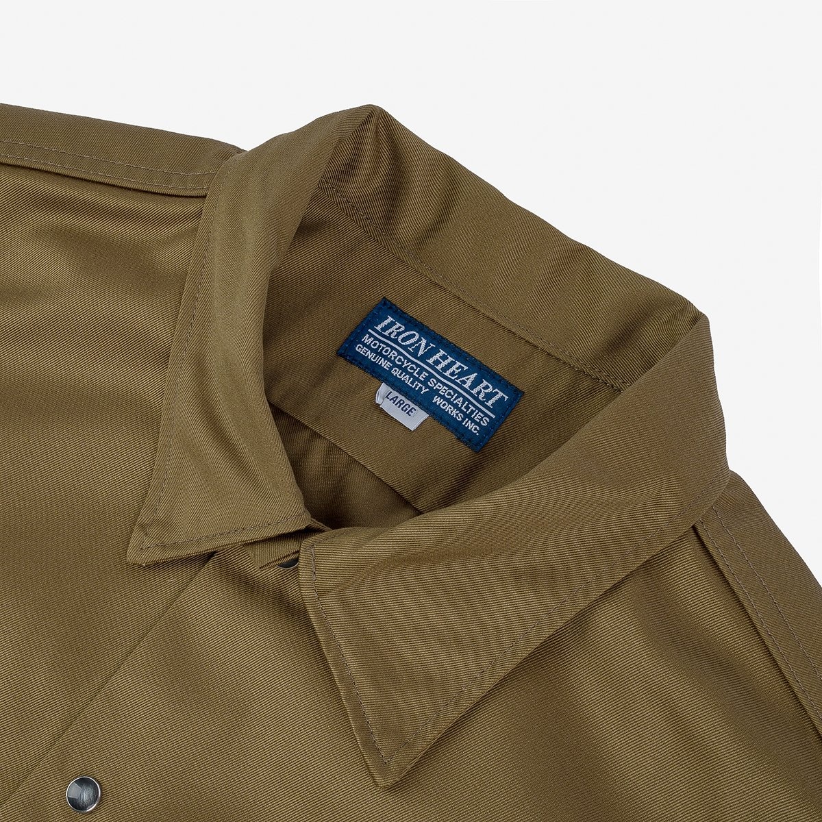 IHSH-383-BRN-NP 9oz T/C Mechanic Shirt - Brown - 7