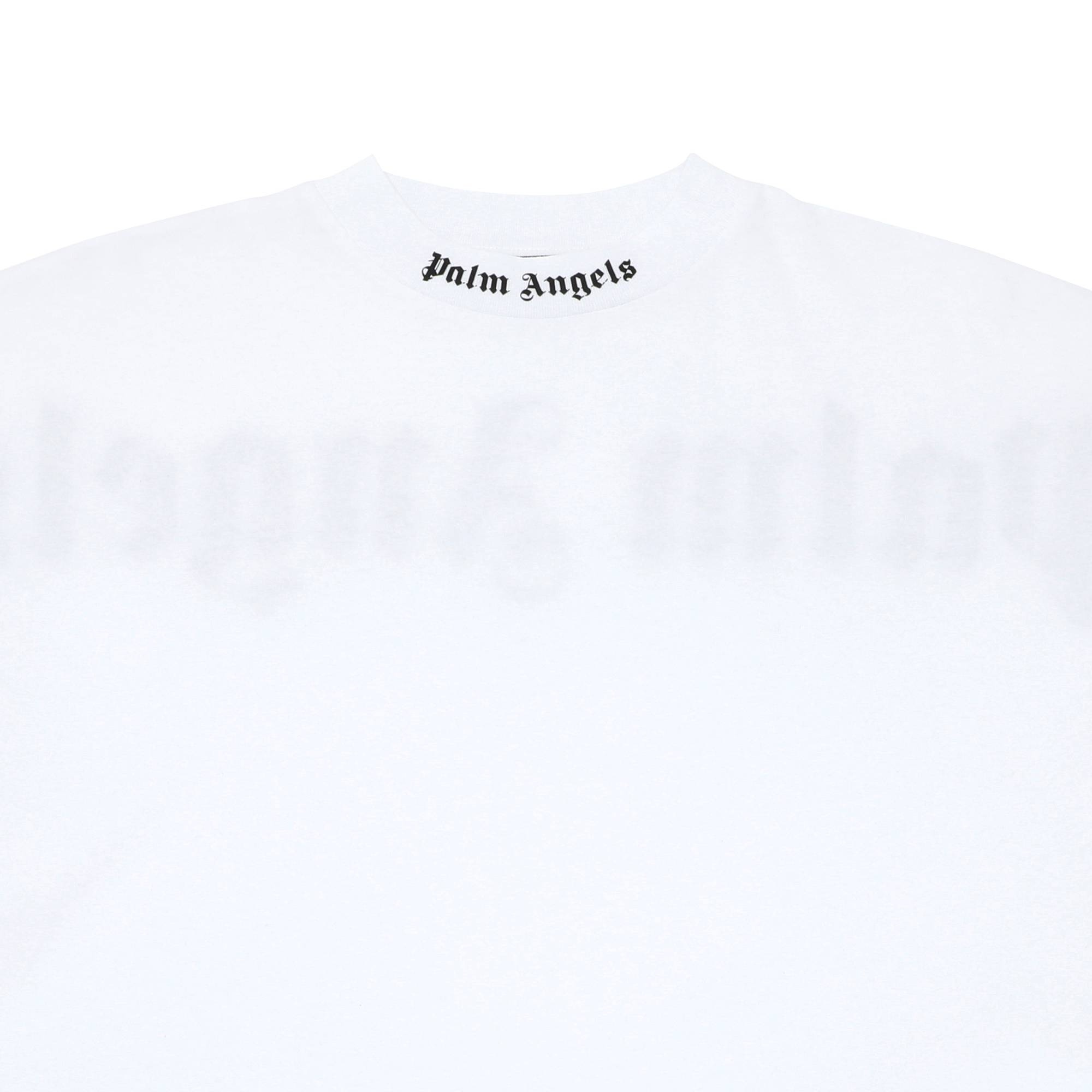 Palm Angels Classic Logo Over Tee 'White/Black' - 3