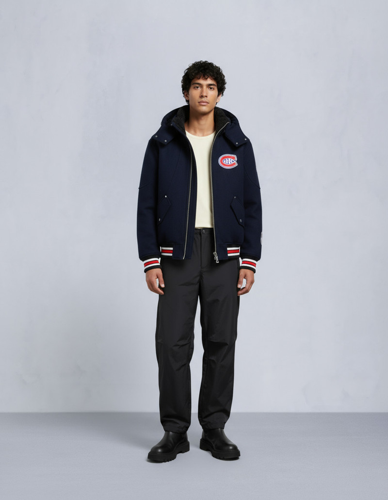 NHL X MOOSE KNUCKLES CANADIENS BOMBER JACKET 1