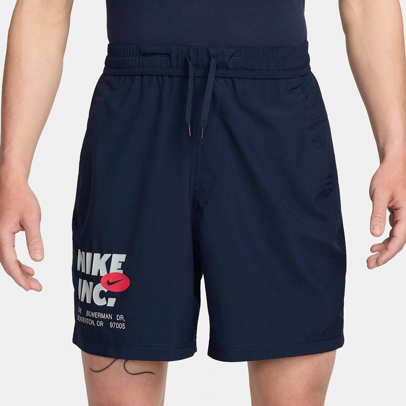 Nike Form Dri-FIT 7" Unlined Fitness Shorts 'Navy White' FN3993-451 - 1