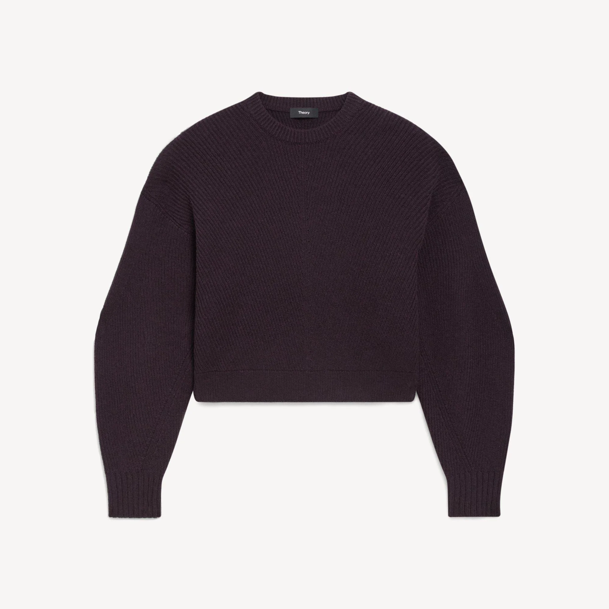 Textured Crewneck Sweater in Cashmere - 1