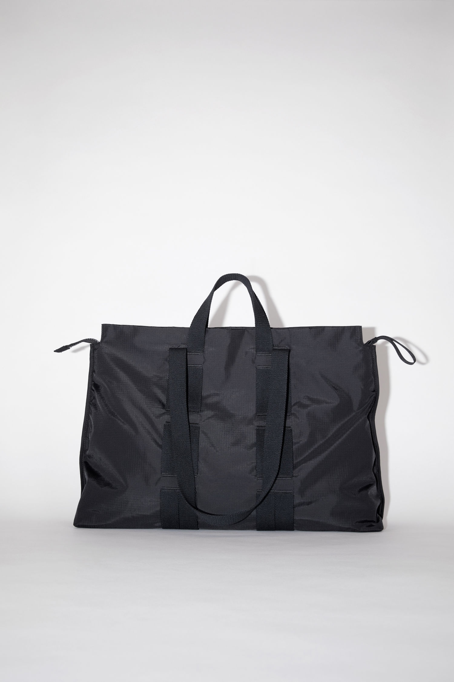 Logo plaque tote bag - Black - 3