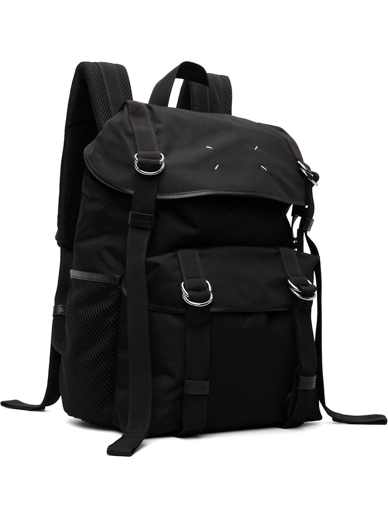 Maison Margiela Black High Tech Medium Backpack outlook
