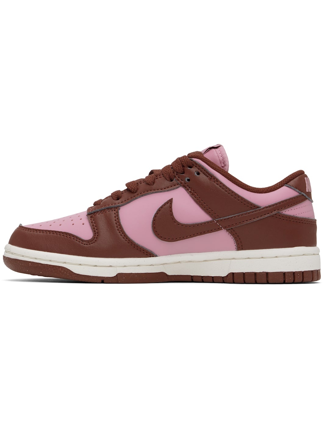 Pink & Brown Dunk Low Next Nature Sneakers - 3