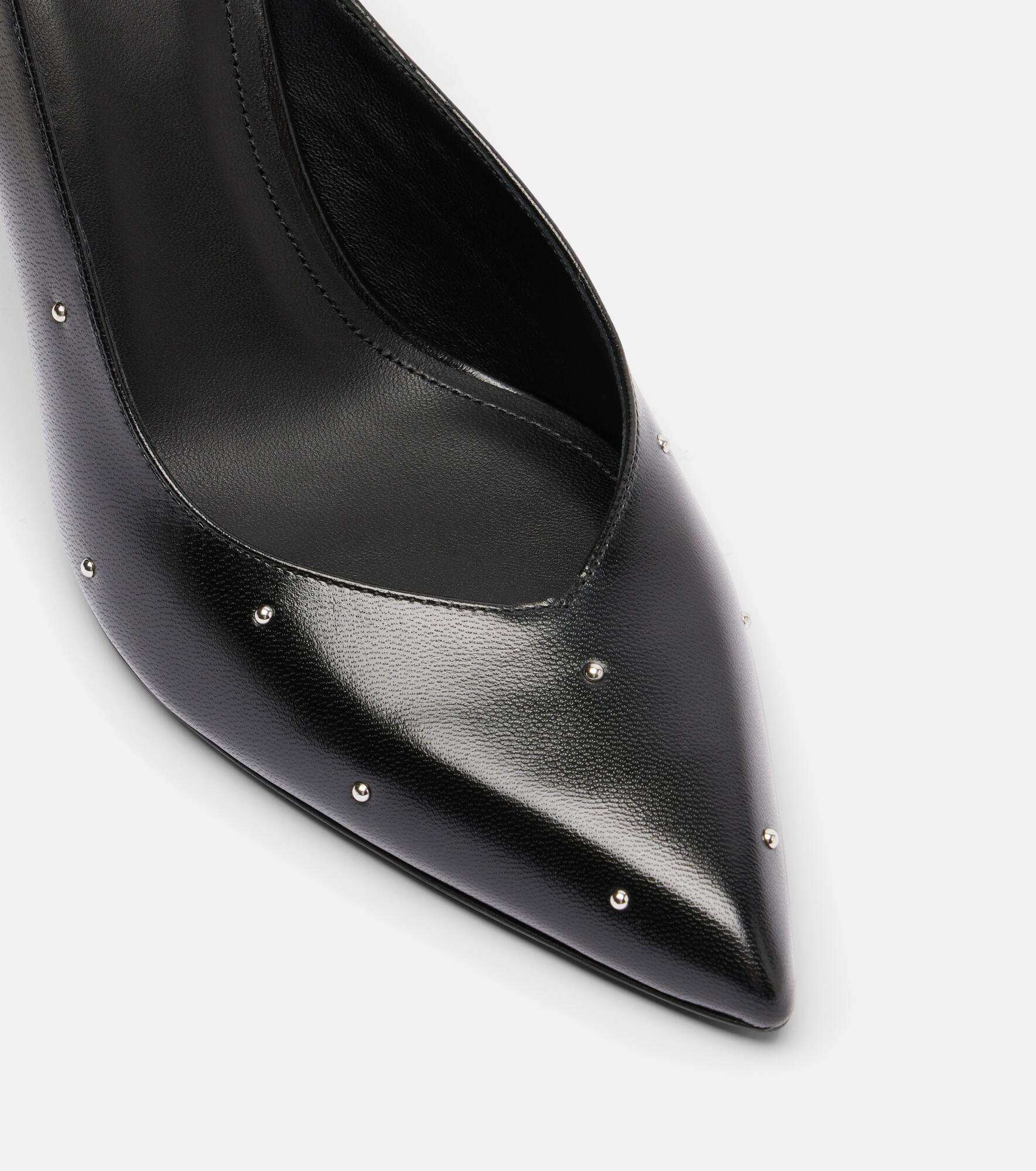 Embellished leather pumps - 5