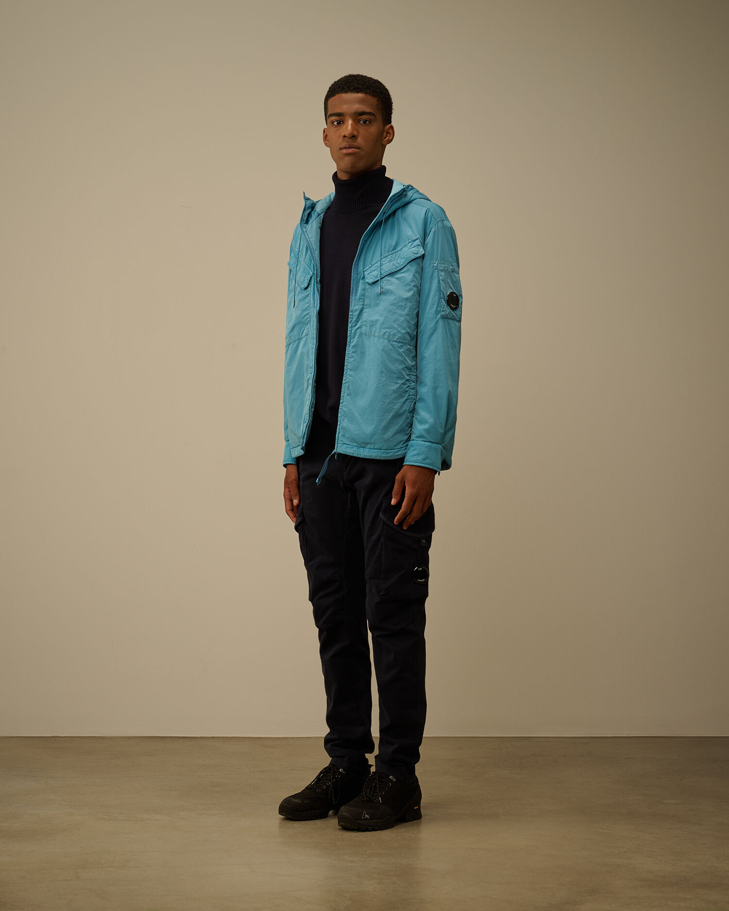 Chrome-R Hooded Zipped Overshirt - 2