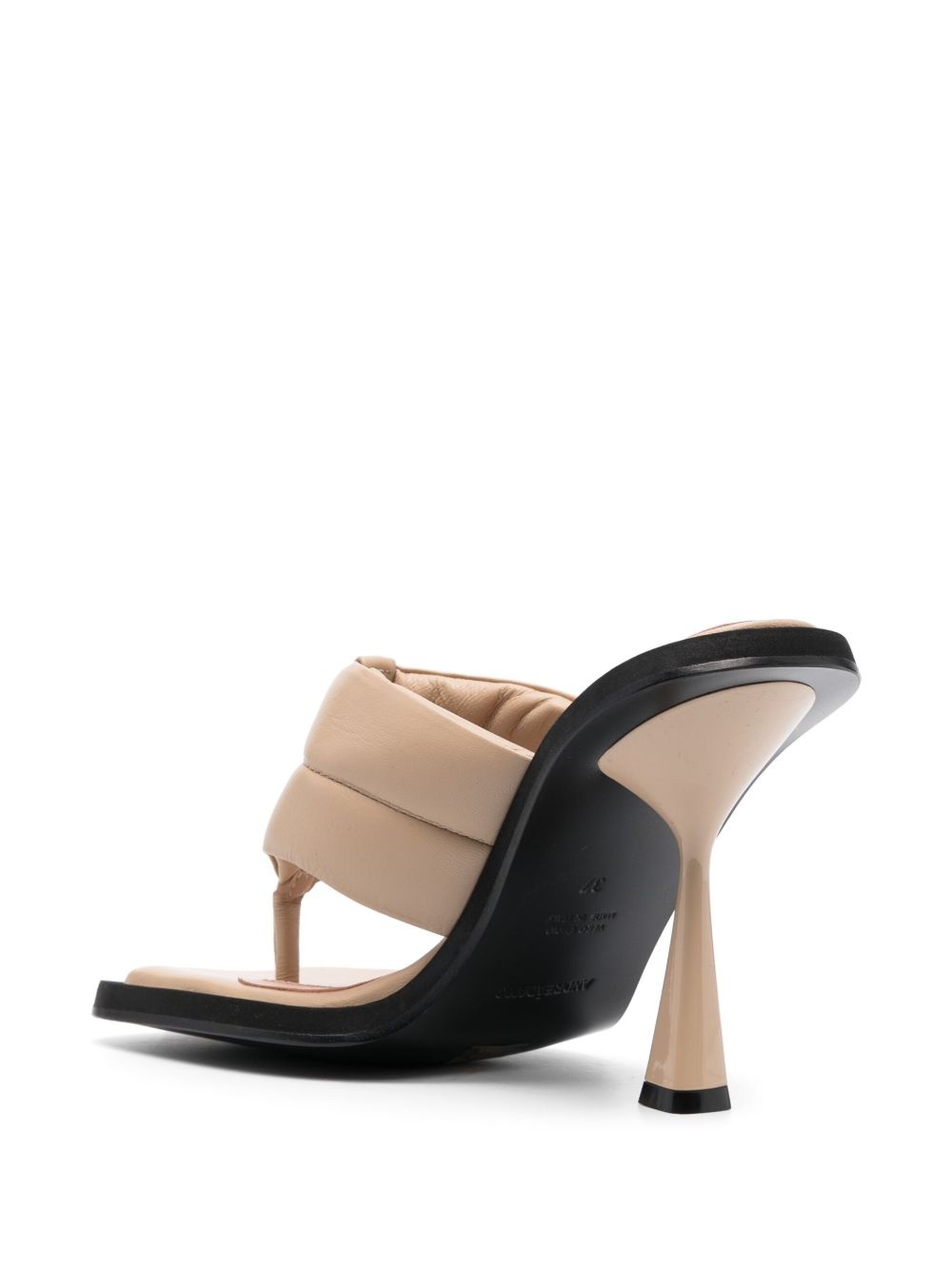120mm leather mules - 3
