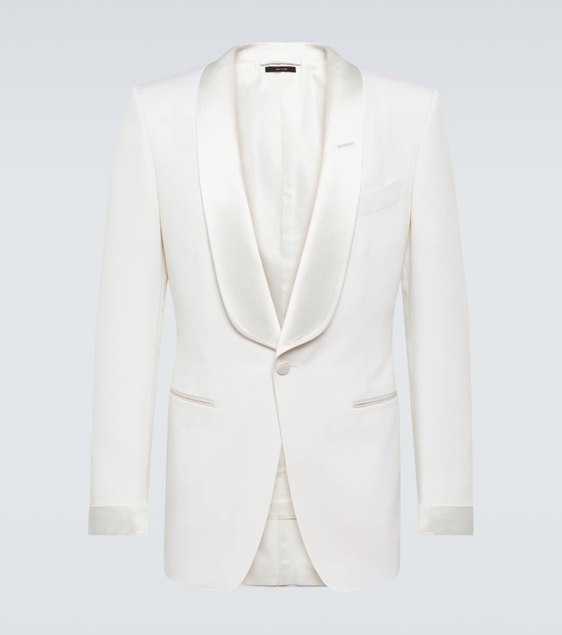 O'Connor tailored wool and mohair blazer 1