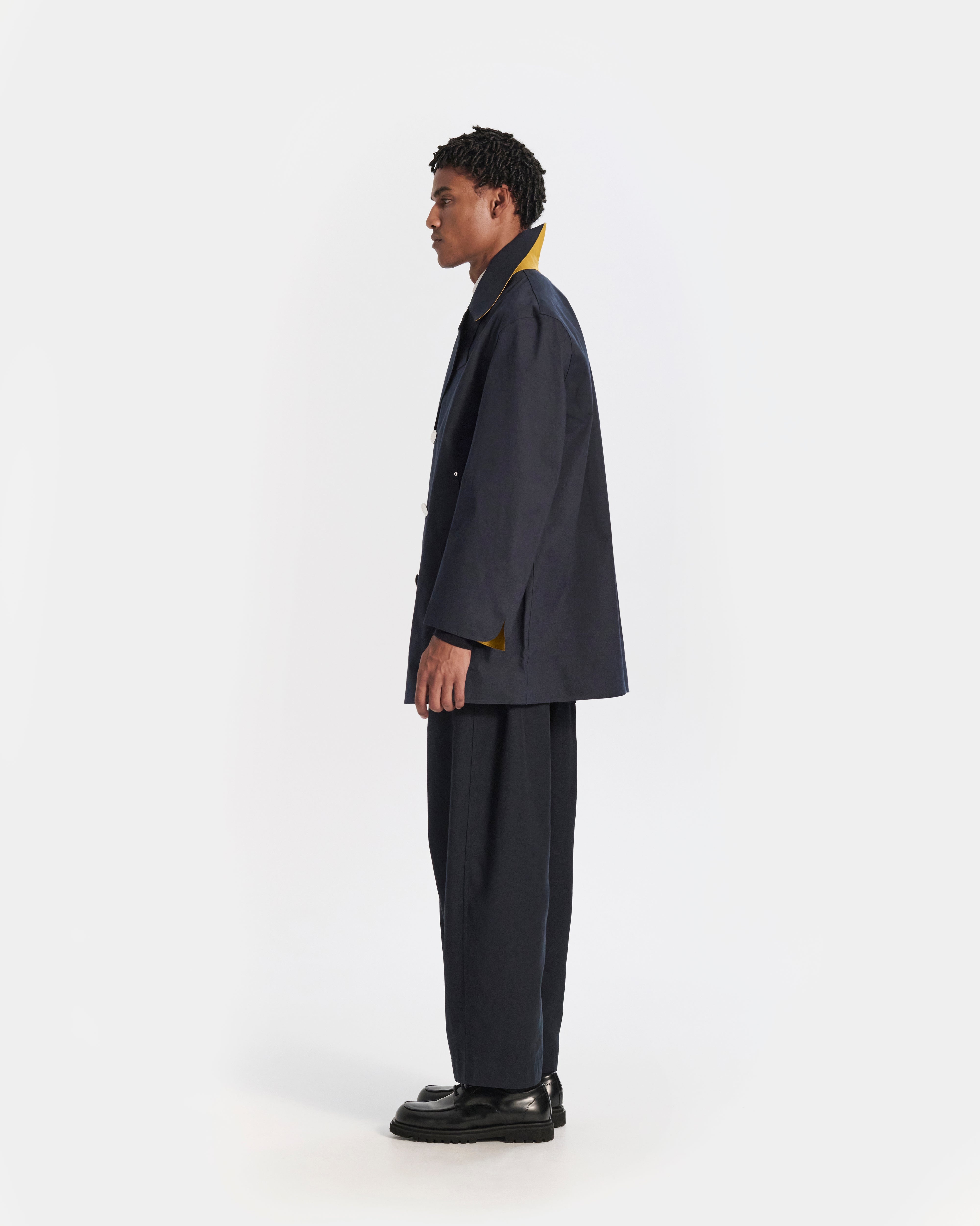 Canonbie Rubberised Double Breasted Coat - 5
