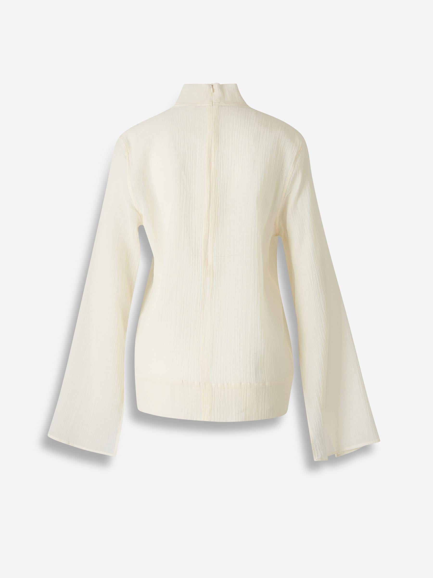 SEMI-TRANSPARENT BLOUSE - 2