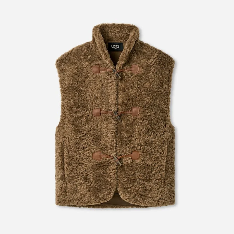 ® Women's Niah Toggle Vest Tops in Coffee Grounds - 1