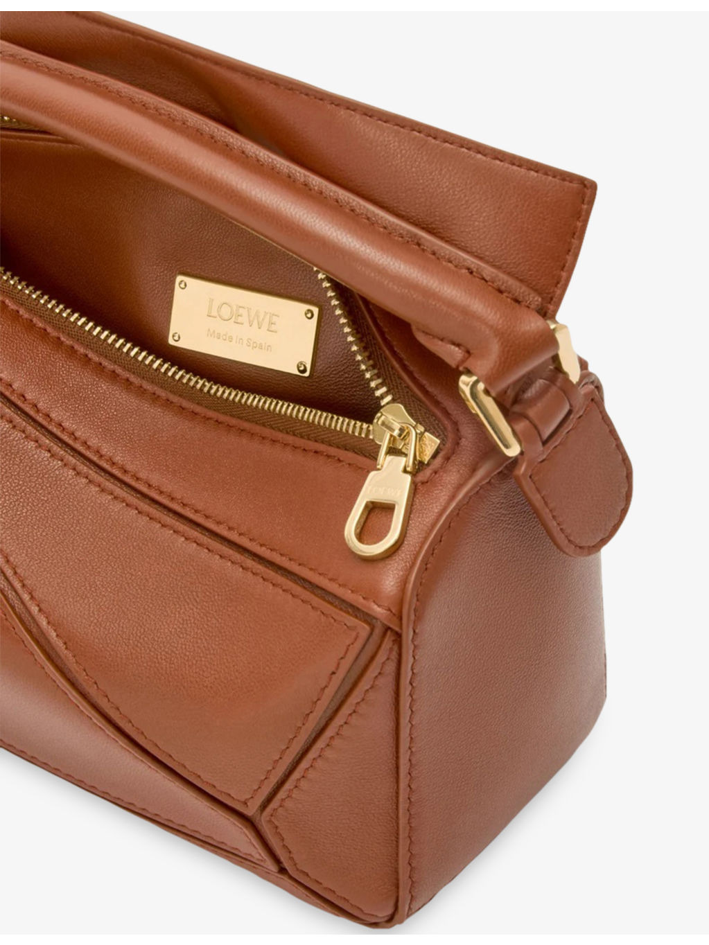 Featherlight Puzzle Mini Leather Top-Handle Bag - 4