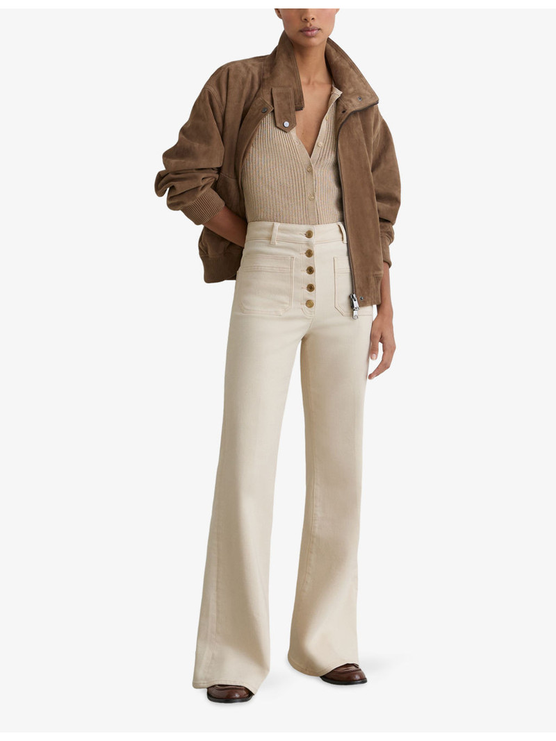 REISS Cali Flared Denim Jeans outlook