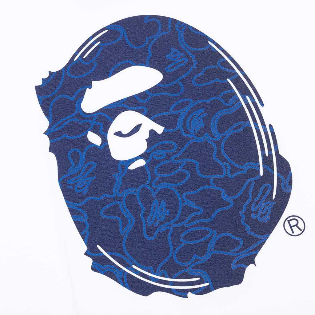 BAPE 30TH ANNIVERSARY TEE #1 M - WHITE/NAVY - 3