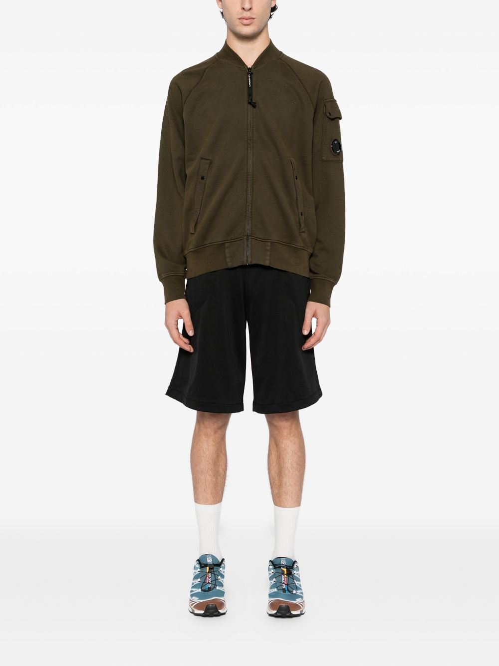 fleece bomber jacket - 2
