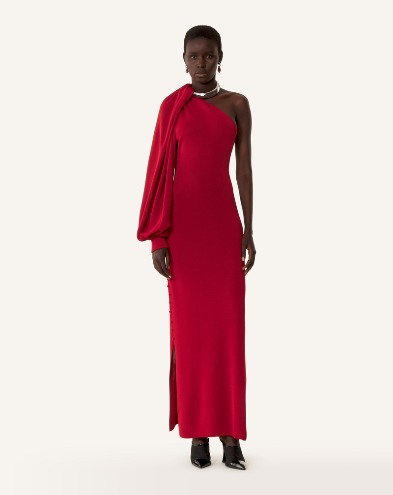 Lanvin ASYMMETRICAL CHOKER DRESS IN VISCOSE outlook