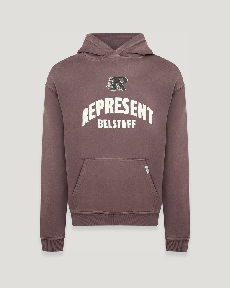 BELSTAFF X REPRESENT FLAME PHOENIX HOODIE 1