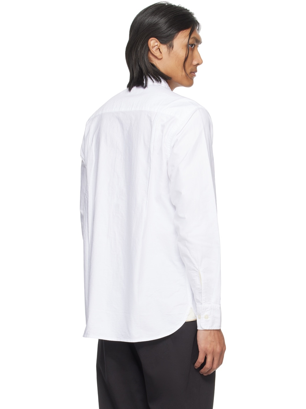 White Bib Front Shirt - 3