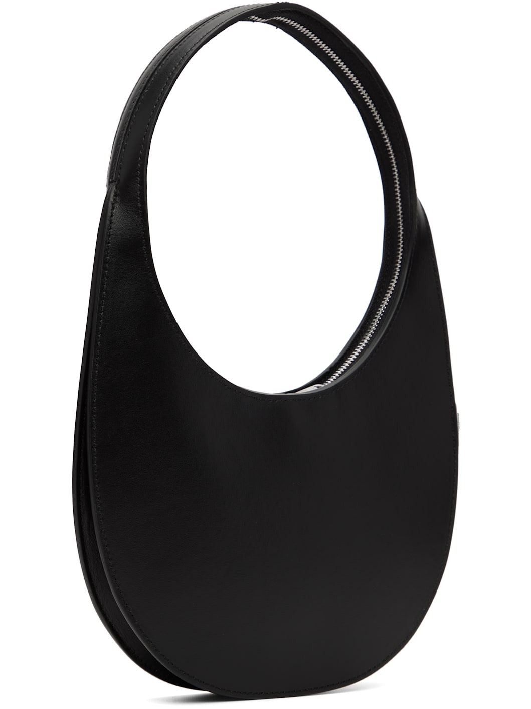 Black Double Gusset Swipe Bag - 3