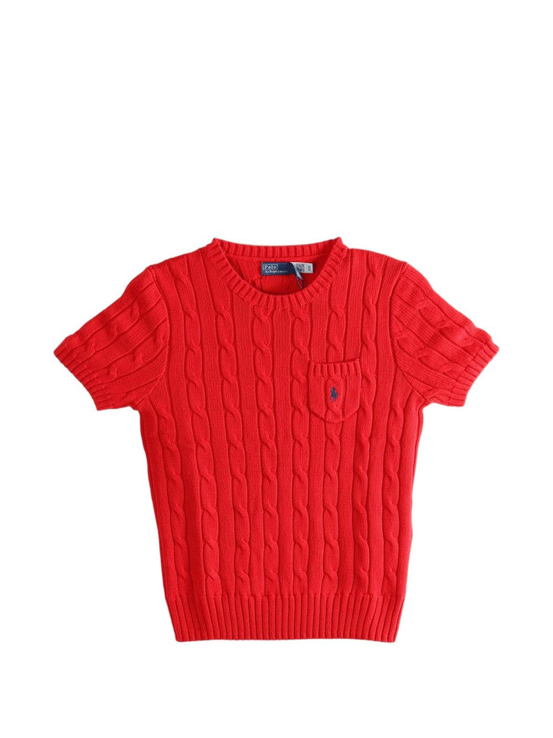 cable-knit pocket sweater 1