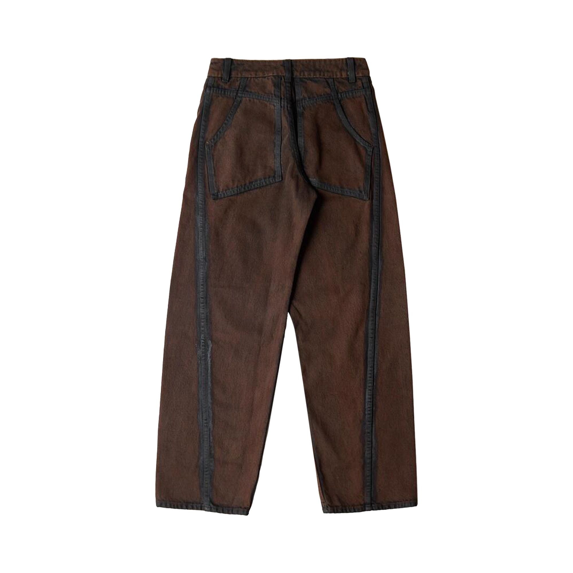 Eckhaus Latta Outline Bend Jean 'Brown' - 2
