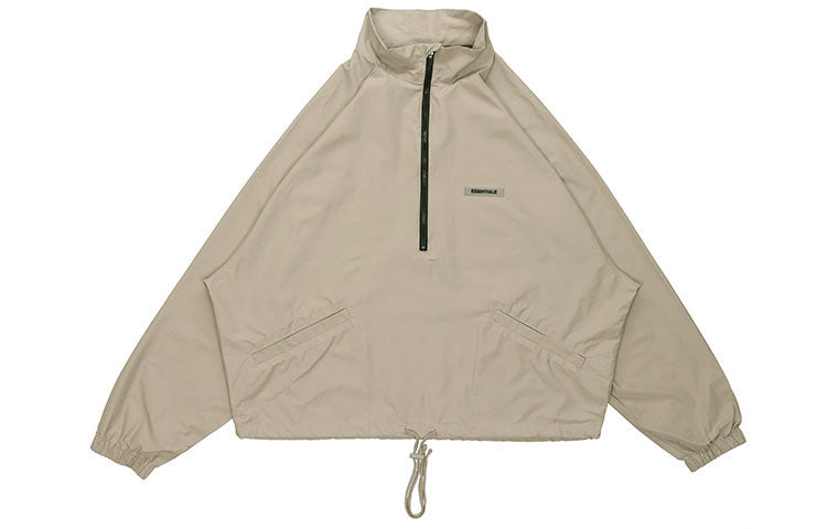 Fear of God Essentials FW20 Half-Zip Track Jacket Moss FOG-FW20-188 - 2
