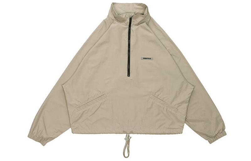 ESSENTIALS Fear of God Essentials FW20 Half-Zip Track Jacket Moss FOG-FW20-188 outlook