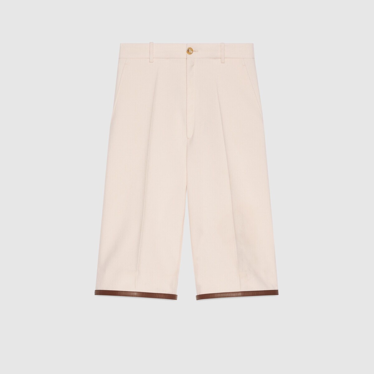 Wool mohair bermuda shorts - 1