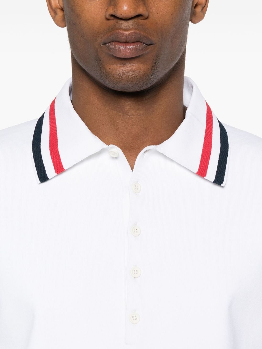 RWB-stripe polo shirt - 5