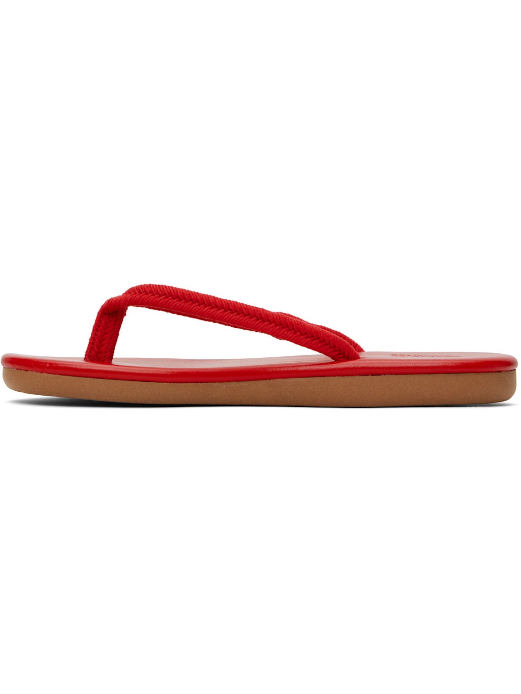 Red Saionara Rope Flip-Flops - 3