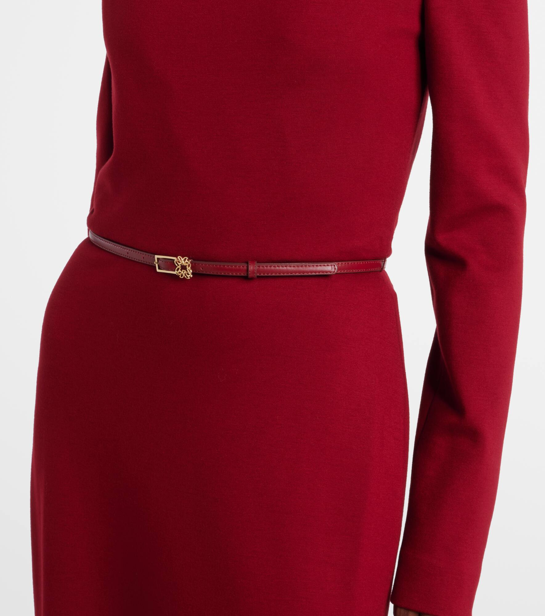 Belted off-shoulder jersey gown - 5