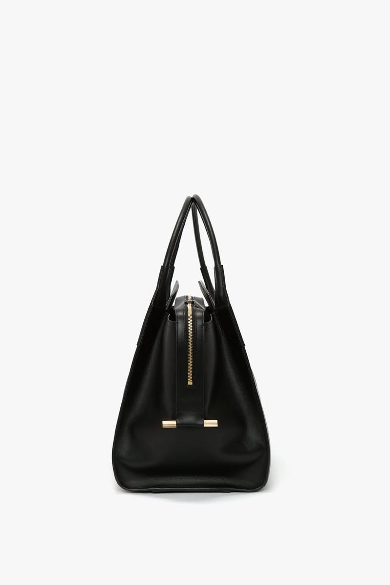 Victoria Bag In Black Grained Leather 3