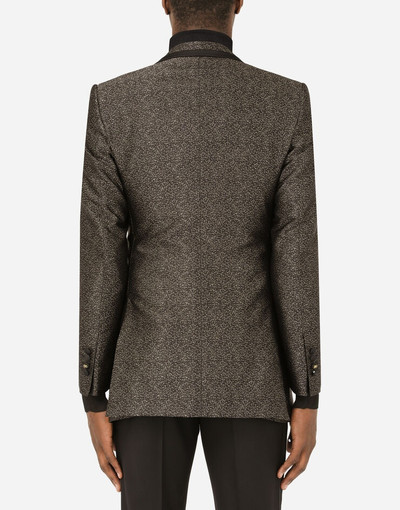 Dolce & Gabbana Lamé jacquard Beat-fit jacket outlook