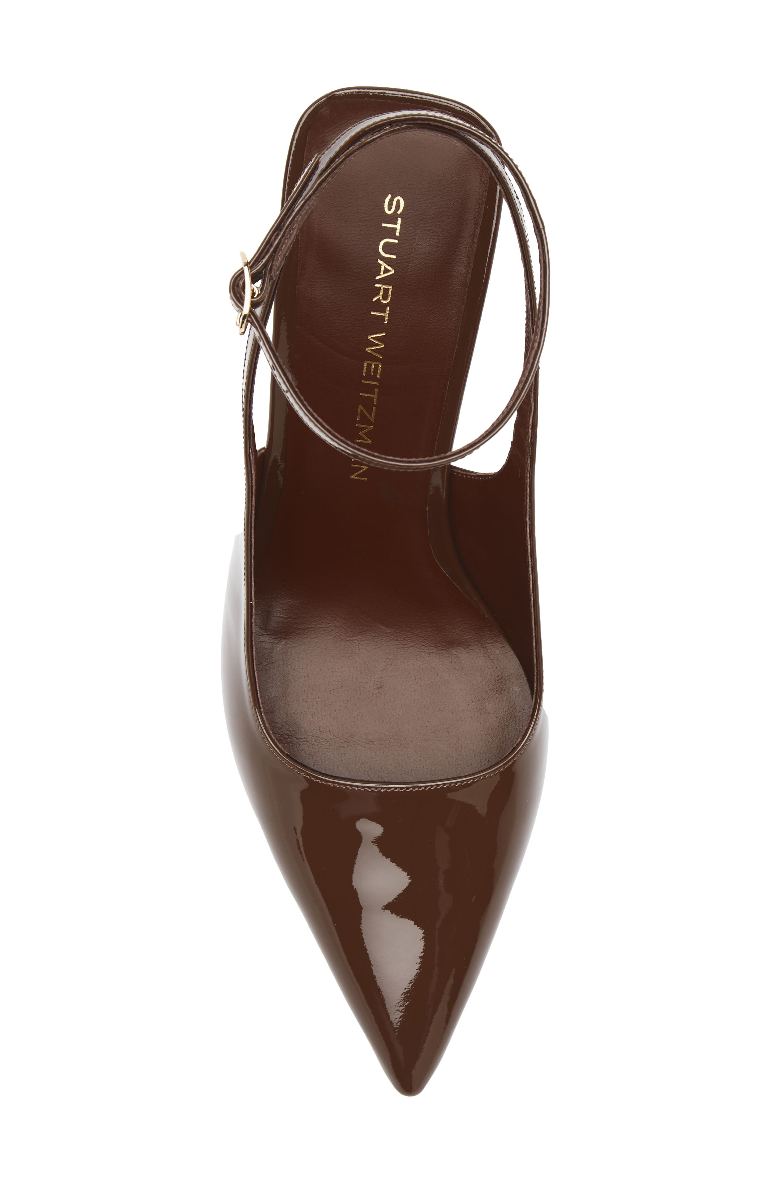 Stuart Weitzman Vinnie 85 Strap Pump in Walnut at Nordstrom - 5