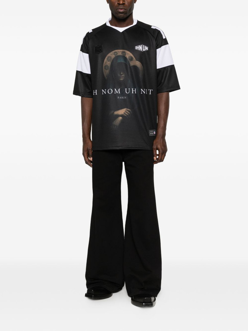 ih nom uh nit Holy Mary graphic T-shirt outlook