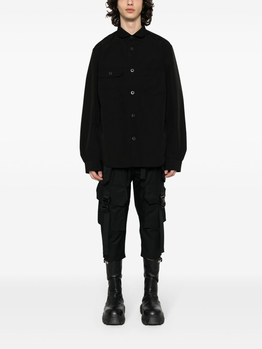 cropped tapered trousers - 2